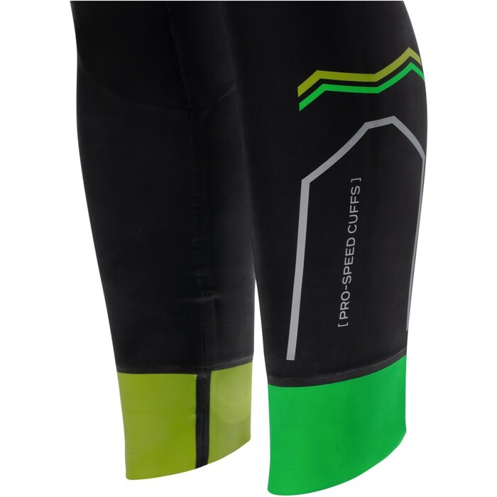 2025 ZONE3 Junior Adventure Swimming Wetsuit WS21KADV101 - Black / Green